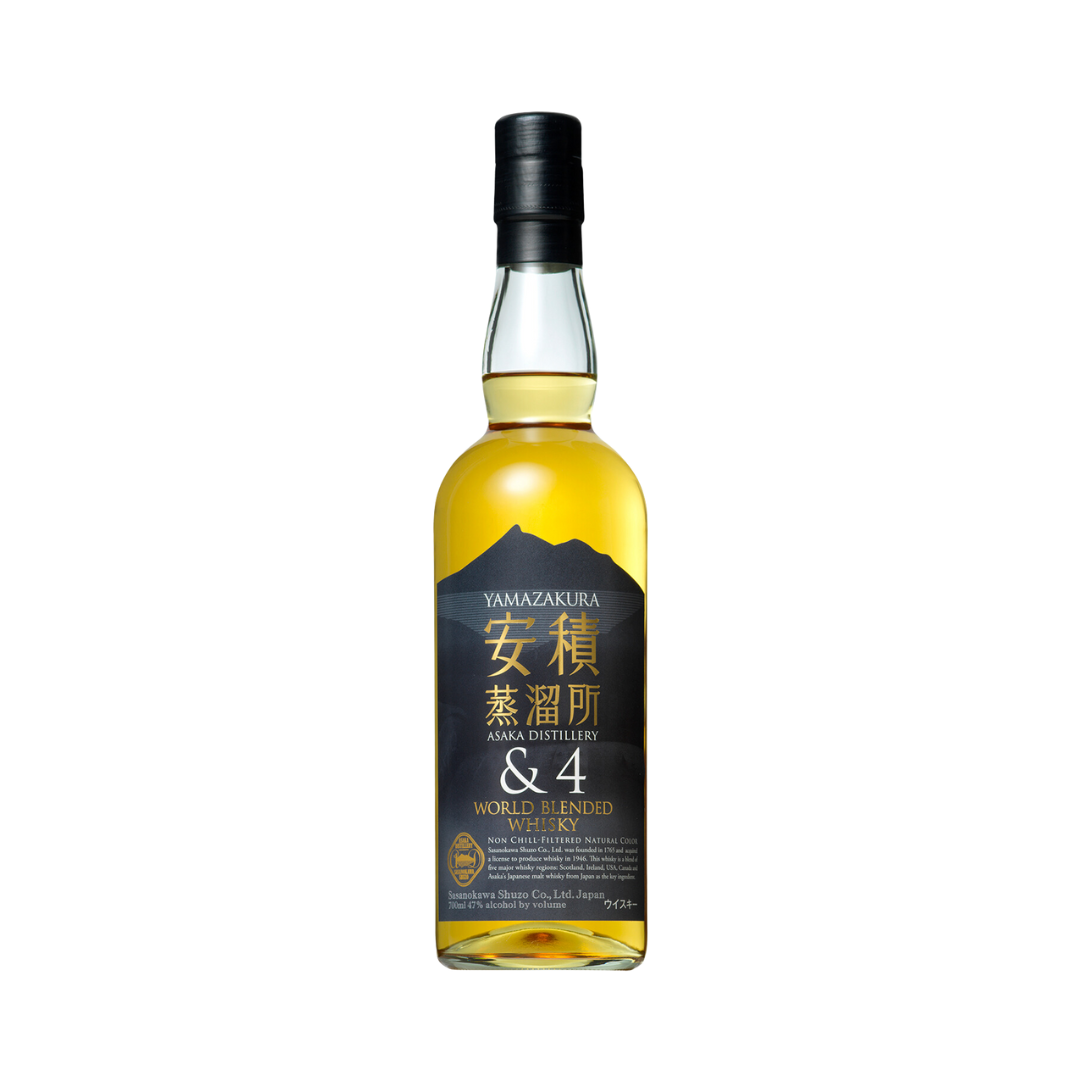 Yamazakura Asaka Distillery & 4 World Blended Whisky – Mizunara ...