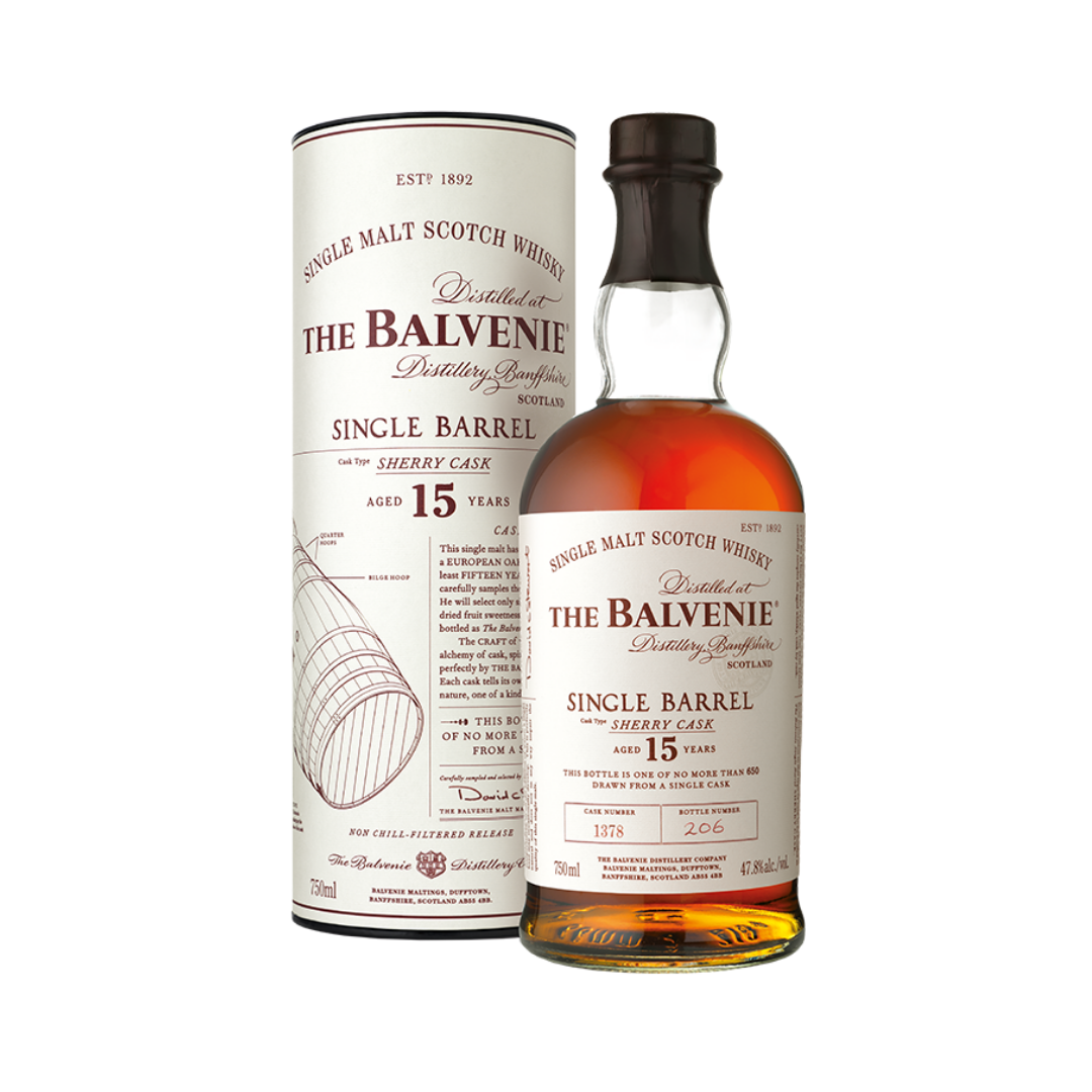 Balvenie 15 Single Barrel Sherry Cask Single Malt Scotch Whisky