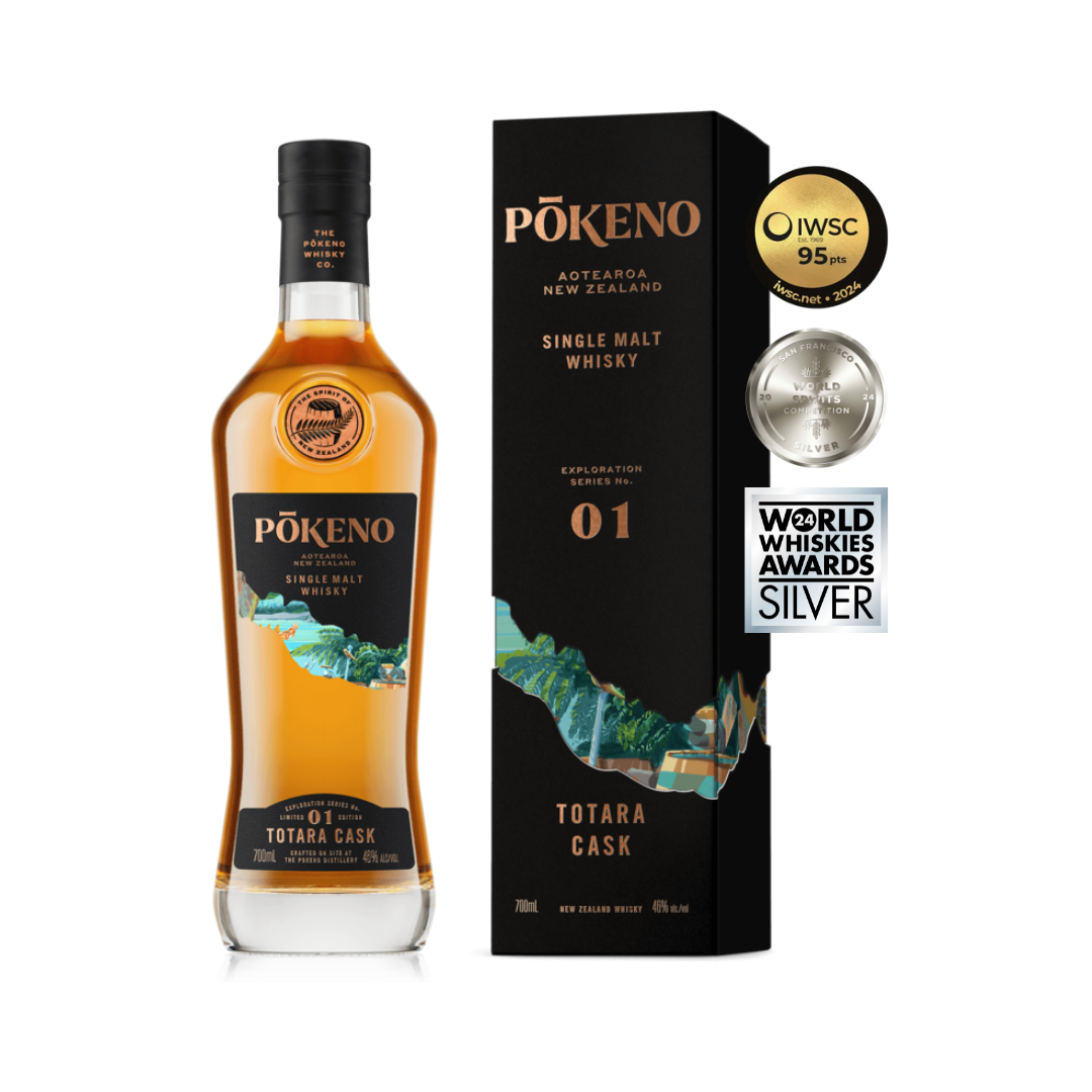 Pōkeno: Exploration Series 'Totara Cask' Finish New Zealand Single Malt Whisky