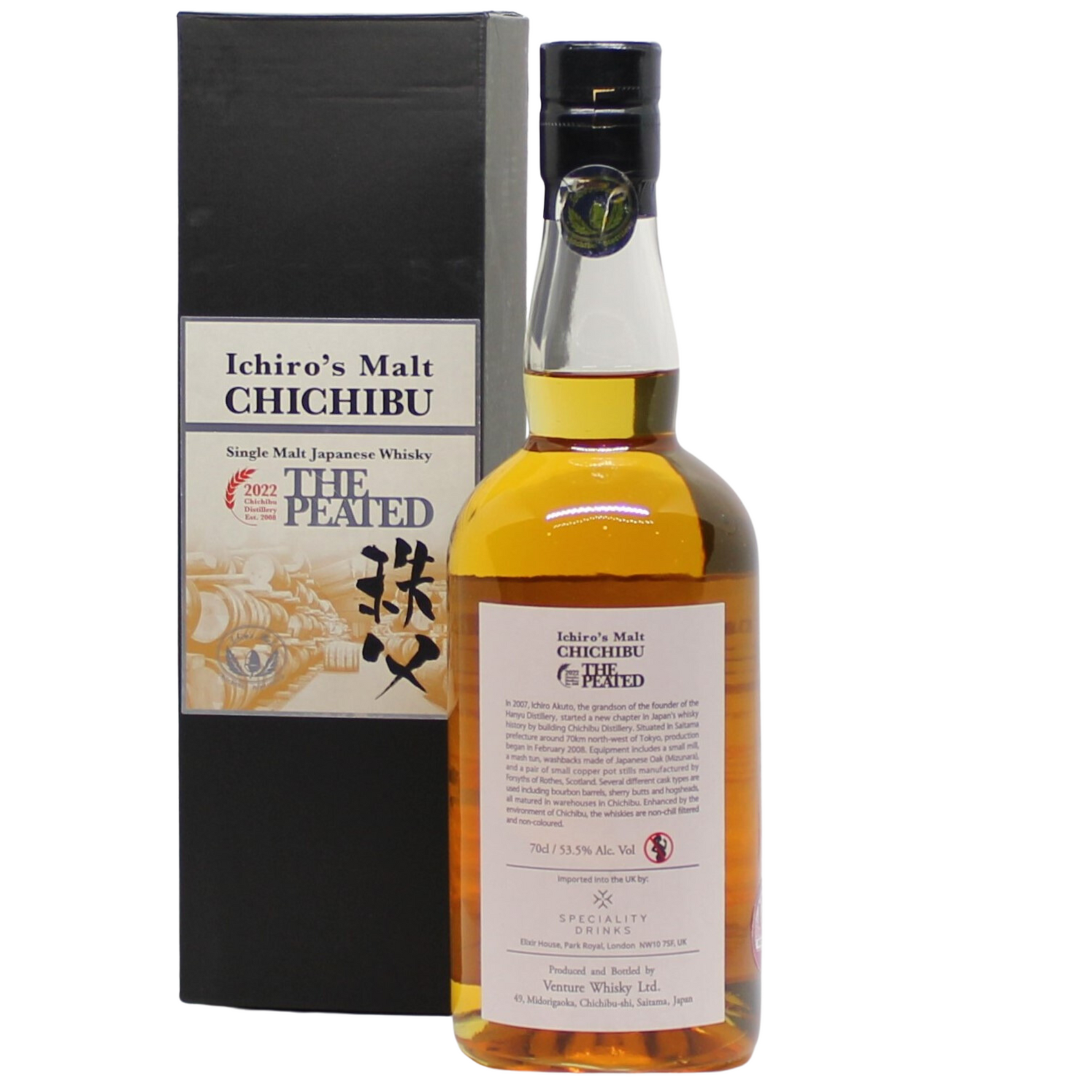 Ichiro's Malt Chichibu The Peated 2022 Single Malt Japanese Whisky