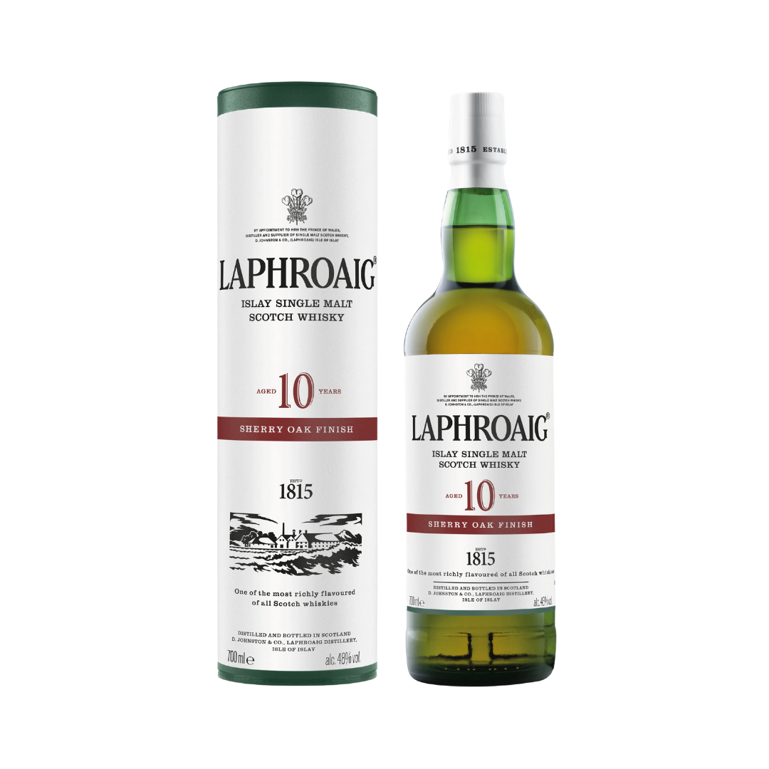 Laphroaig 10 Sherry Oak Finish Single Malt Islay Scotch Whisky