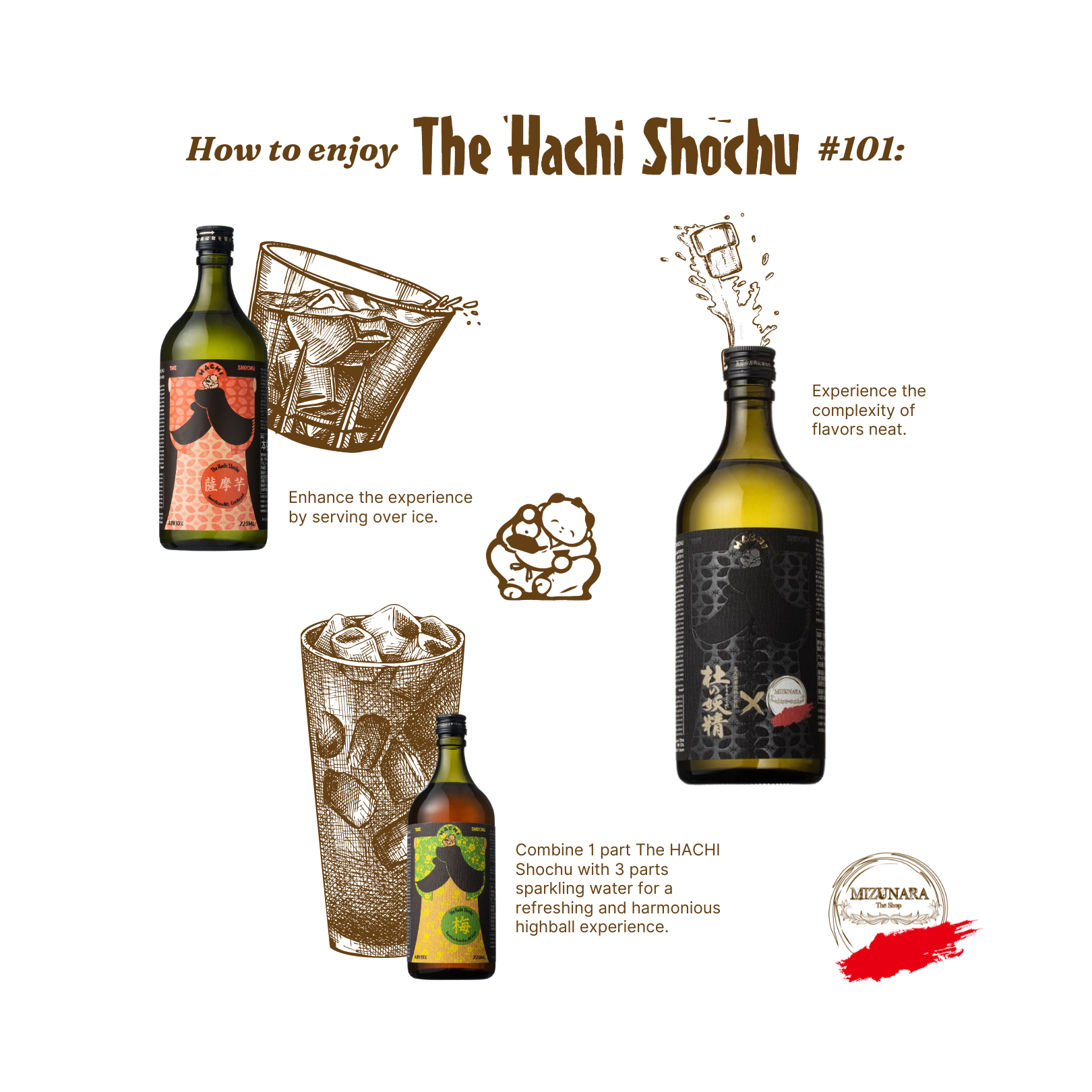 The Hachi Shochu, Sweet Potato (imo), Virgin Oak Matured, Batch 2 