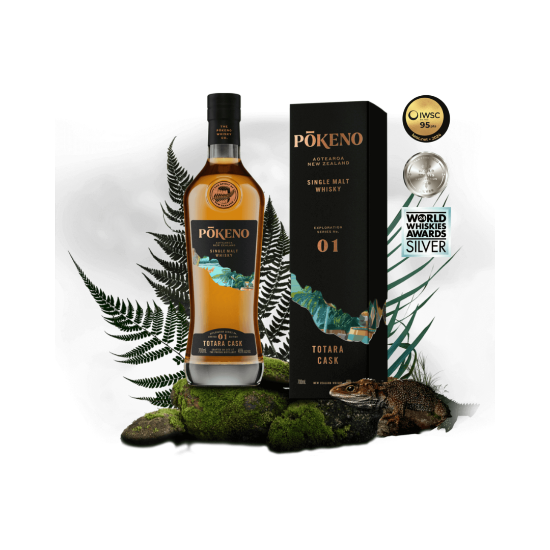 Pōkeno: Exploration Series 'Totara Cask' Finish New Zealand Single Malt Whisky
