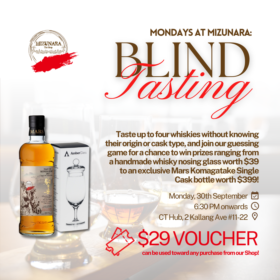 Whisky Blind Tasting on Monday, 30/9 at 6.30PM