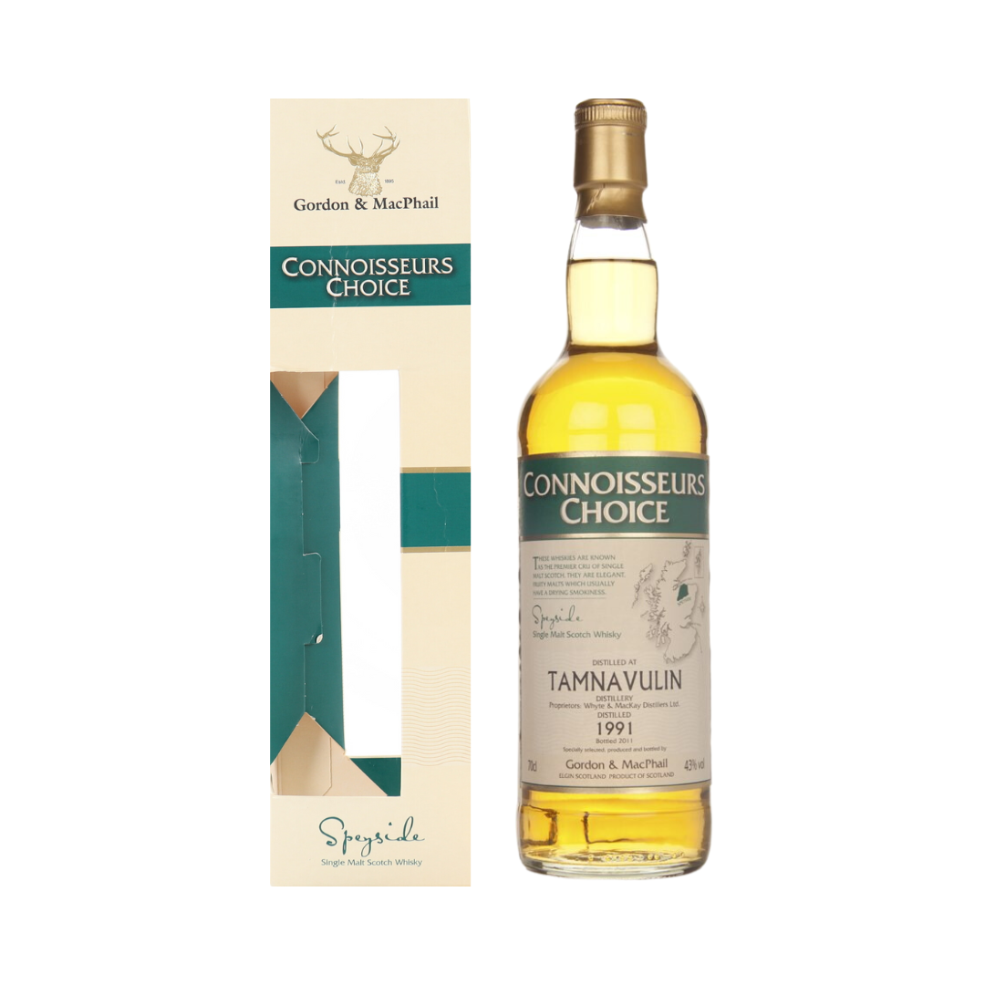 Tamnavulin 20 1991 Connoisseurs Choice Gordon & Macphail Speyside Single Malt Scotch Whisky