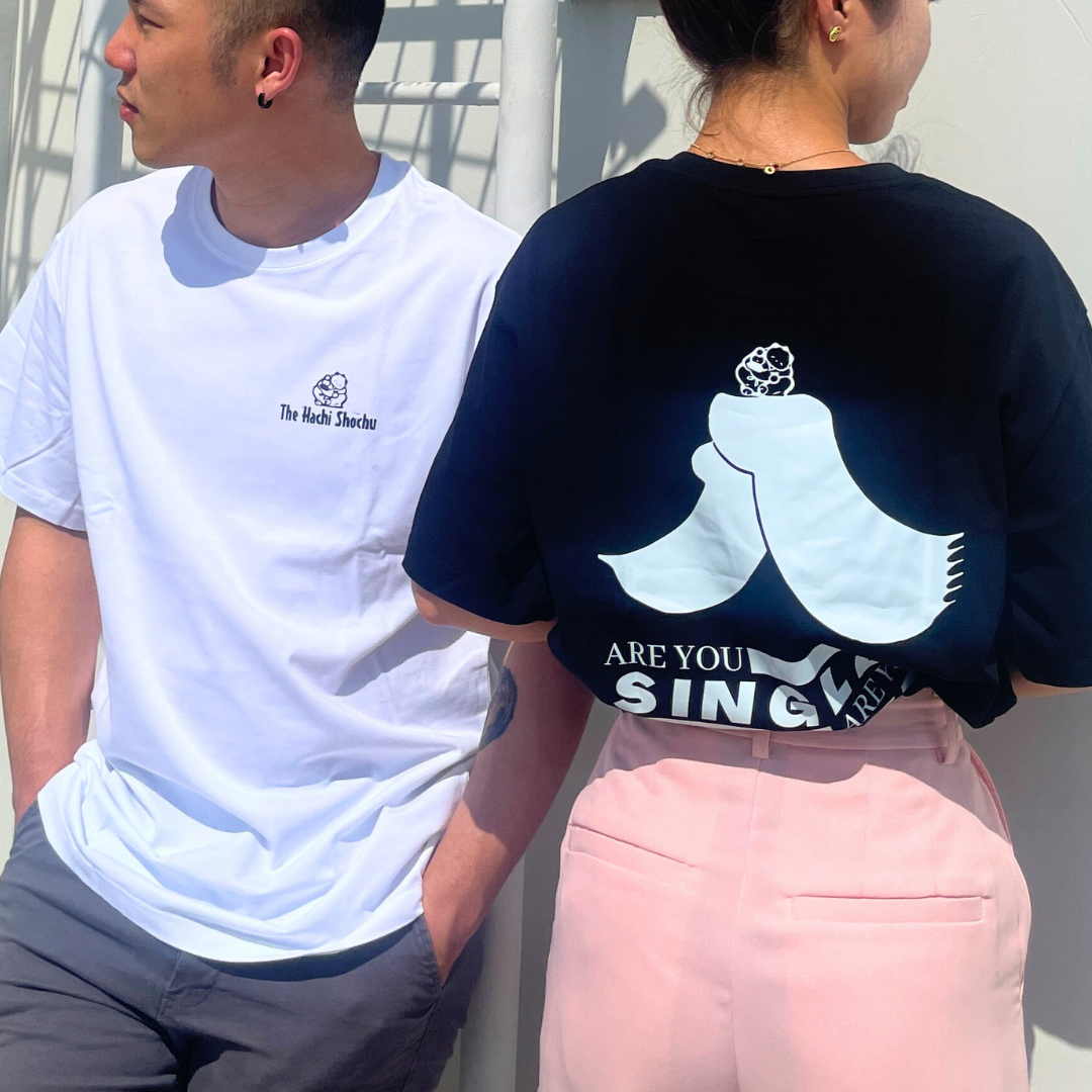 The HACHI Shochu 'Are You Single? Are You Distilled?' T-Shirt
