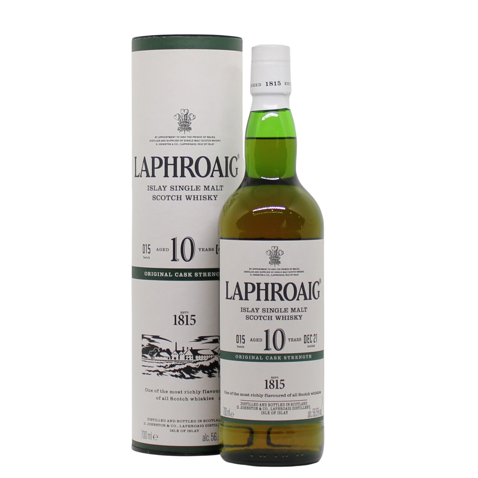 Whisky Laphroaig 10 Ans Original Cask Strength Batch 15 56,5%